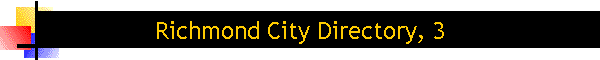 Richmond City Directory, 3